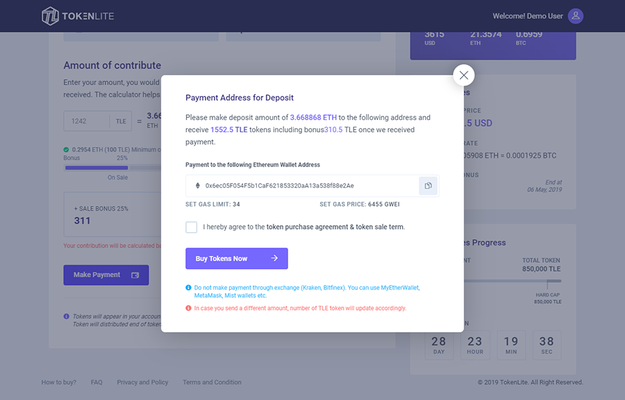 I will provide best ico admin dashboard selling site