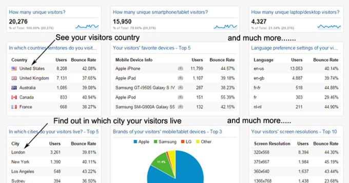 1500 USA Visitors Daily For 30 Days From Niche Targeted Organic Traffic From Google