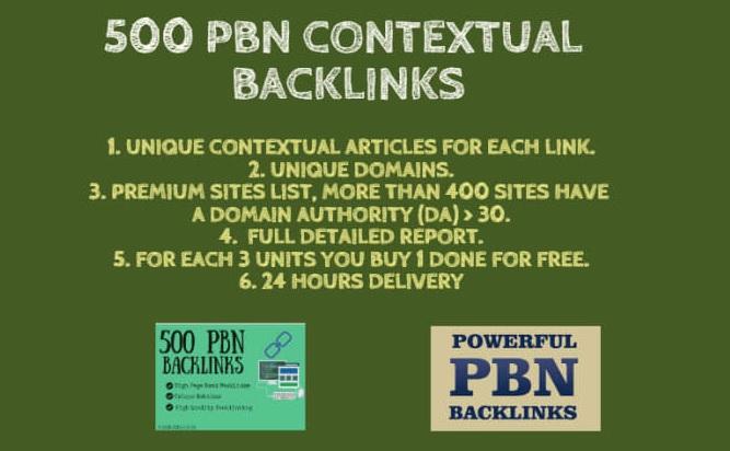 500 pbn backlinks tier 1 and tier 2