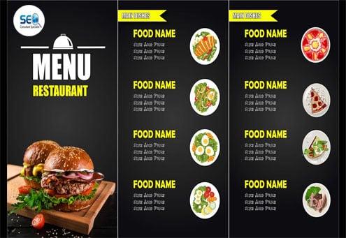 I will design food menu, restaurant menu