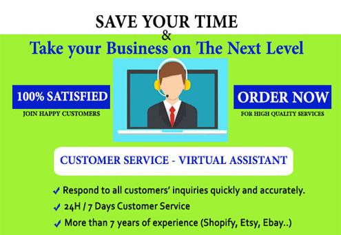 I will be your Customer Service agent | Shopify Virtual Assistant | Product Listings 