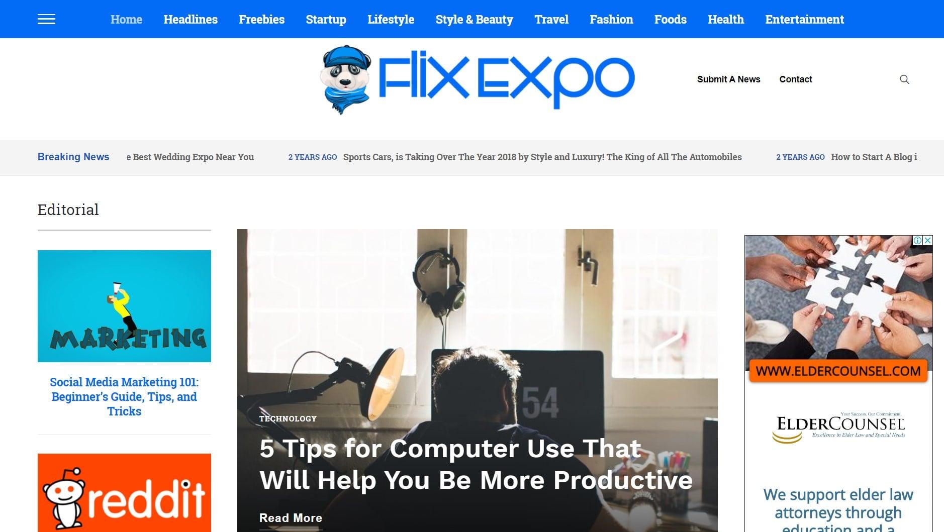 Publish A Guest Post On Flix Expo