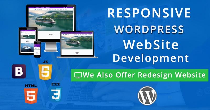 Create responsive WordPress website design and development