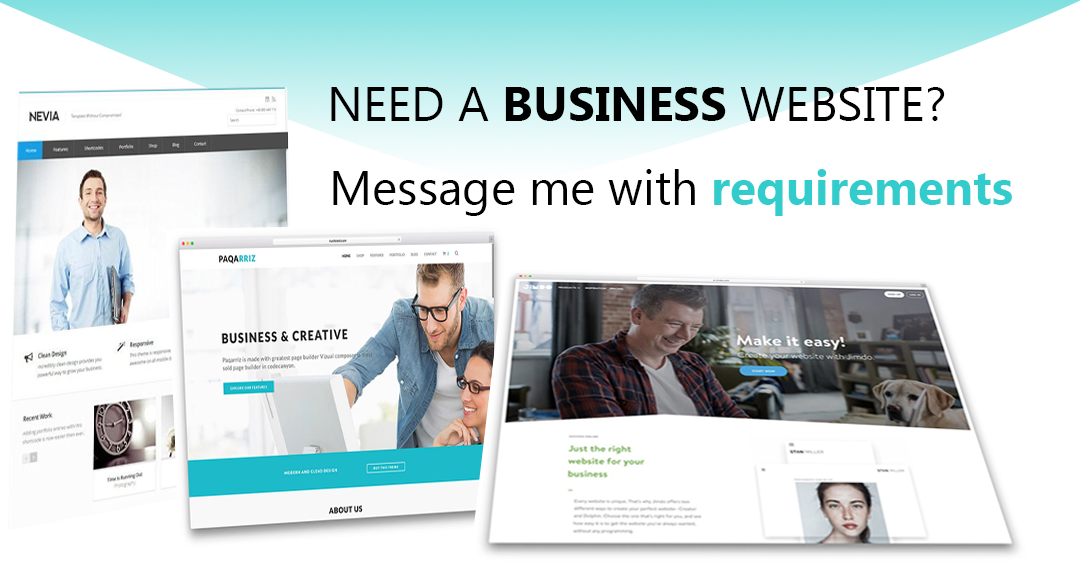 I will build a professional WordPress business website 