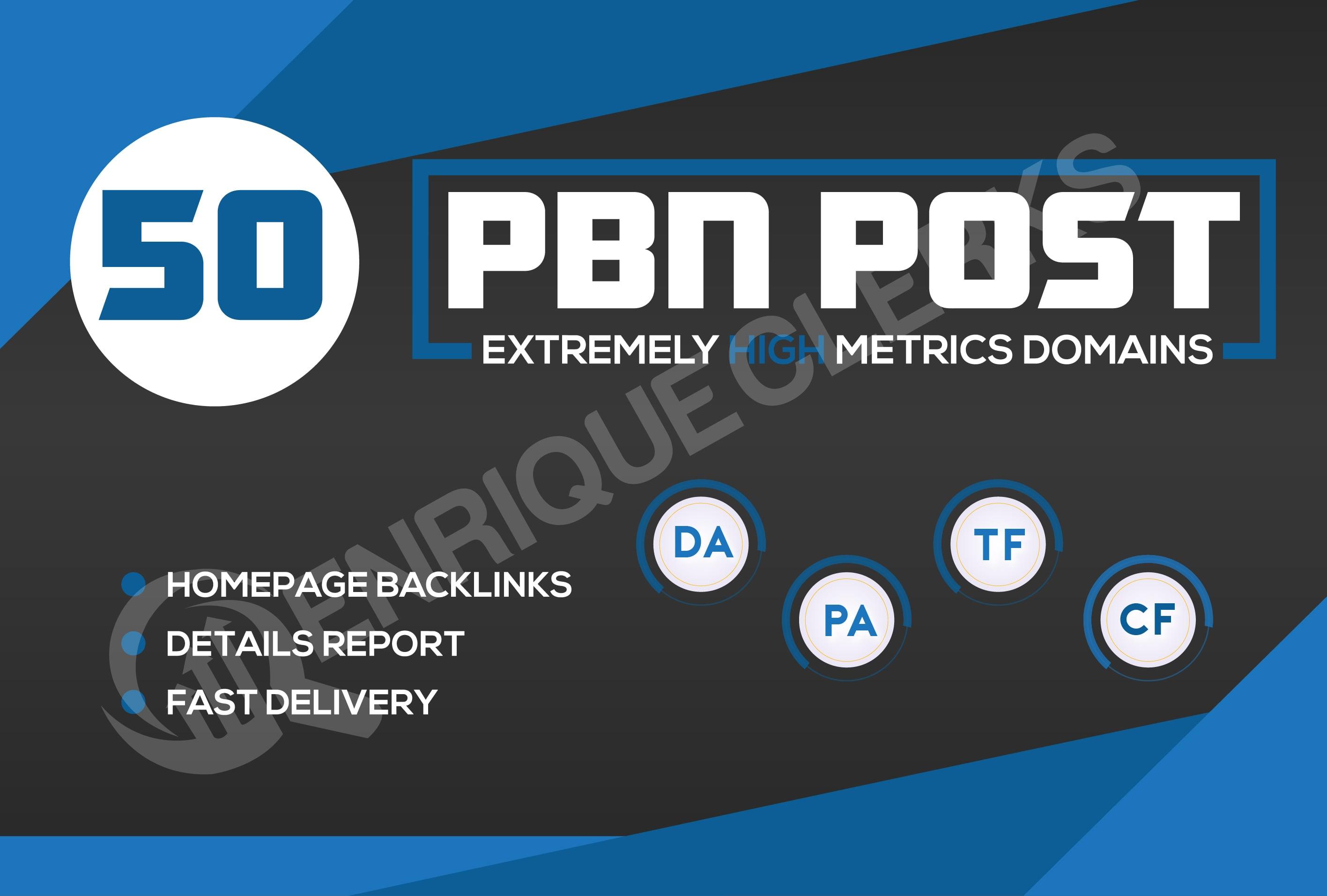 Create 50 High Quality Homepage PBN Permanent Backlinks Boost Your Site Ranking