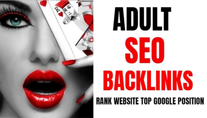Booost traffic Your Adult high SEO Backlinks 2000+Website Ranking On Google