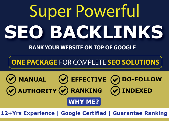 Super Powerful SEO Backlinks to Skyrocket Your Google Ranking