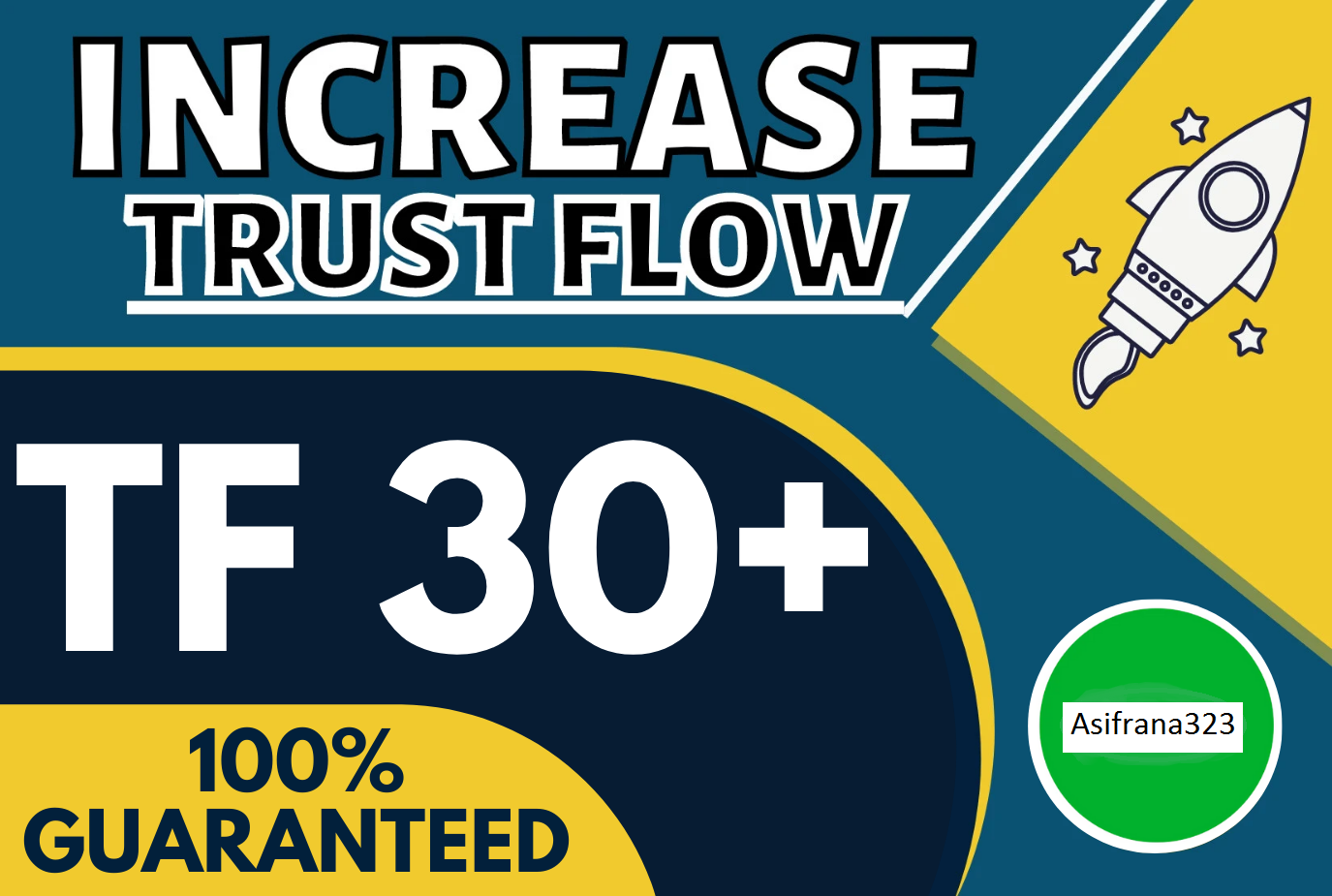 I will Increase Your website Majestic TF to 30 plus