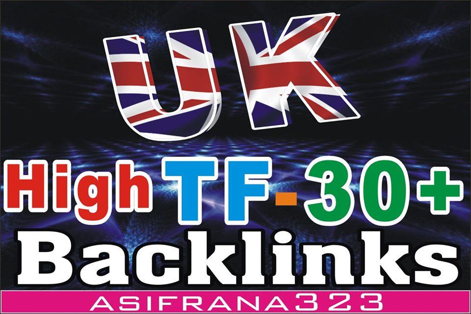i will make 10 high Trust Flow SEO PBN Backlinks on UK Sites
