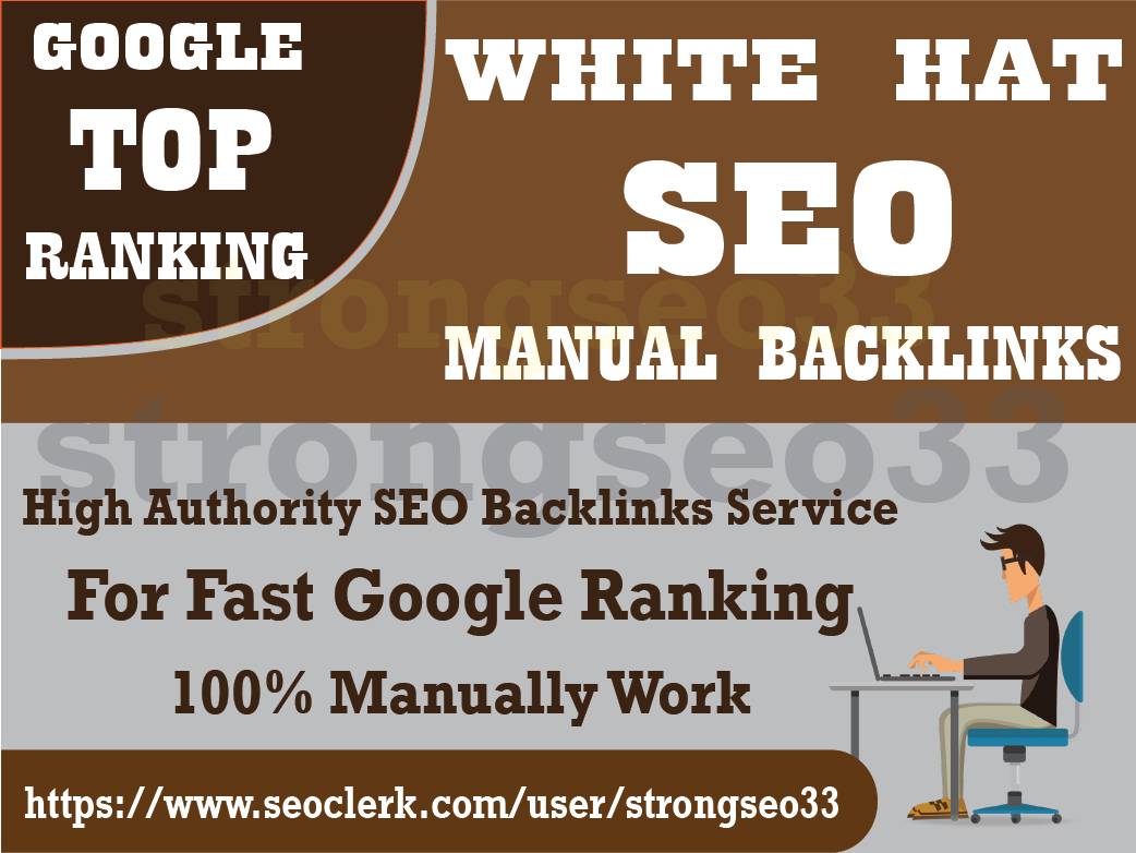 25 SEO backlinks white hat link building service for google top ranking