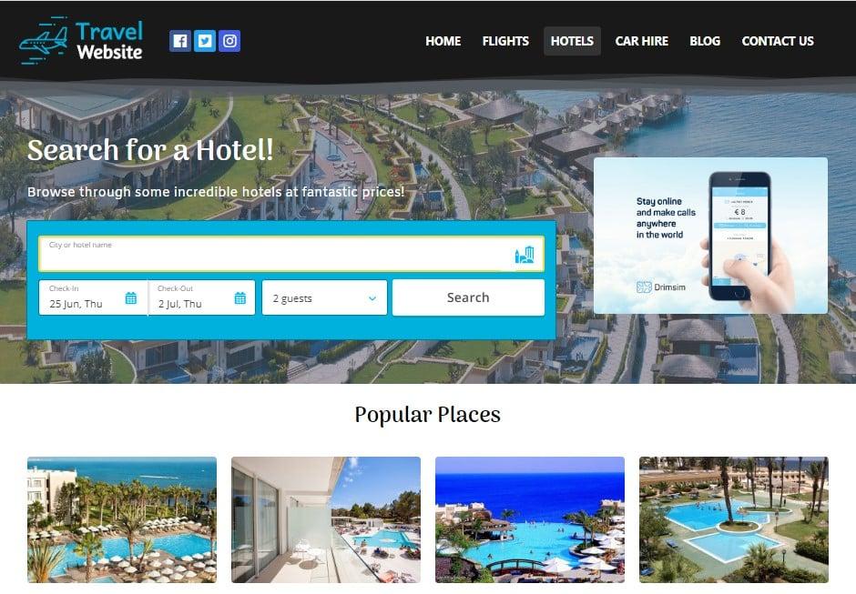 Start Your Own Travel Comparison Website - Installation, Domain and First Month of Hosting Included!