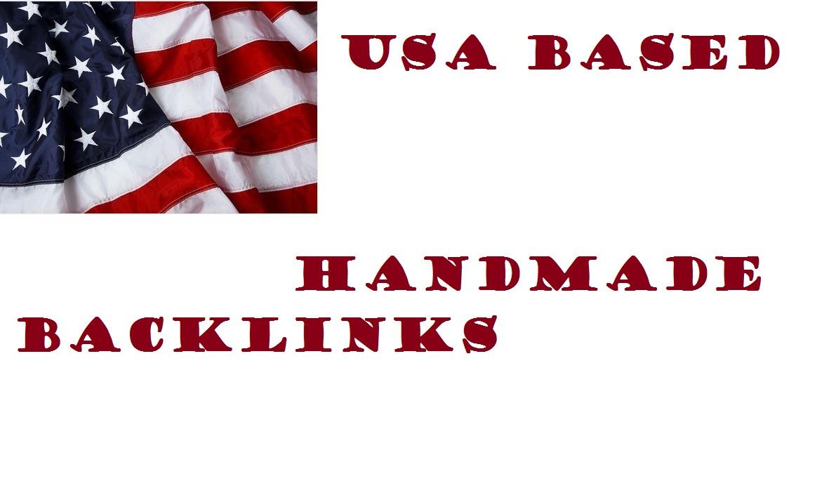 By Handmade 100+ USA High DA Authority English Hosted Backlinks
