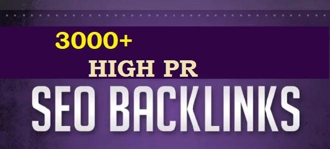 High-ranking backlink sites over 3000+ for your desired website guaranteed results 