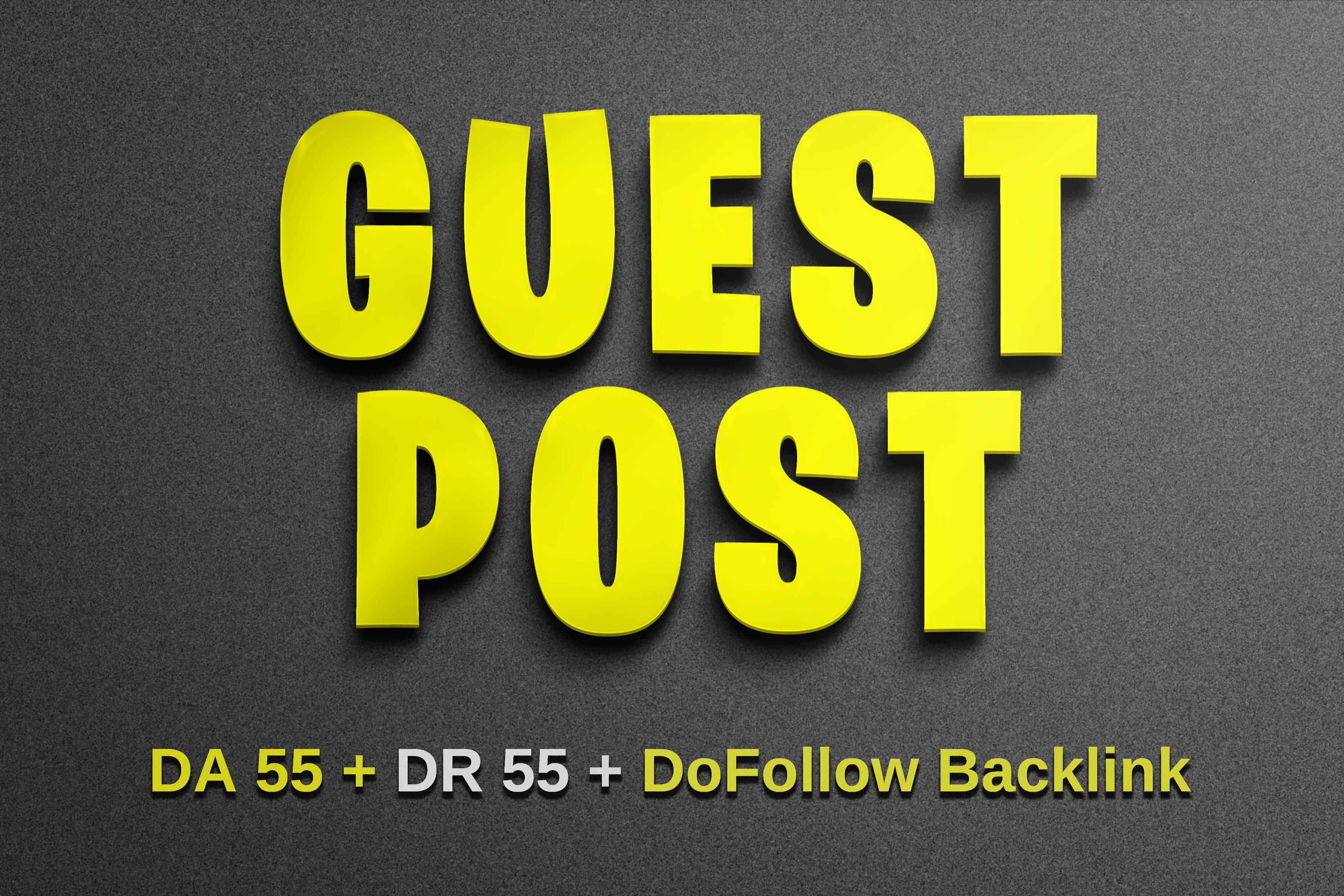 do guest posting or Link insertion as a outreach blogger, dofollow link building service, big sites