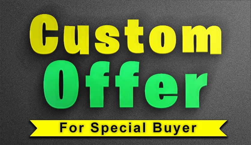 Special offer for my old clients who are repeated and it is created for discount offers