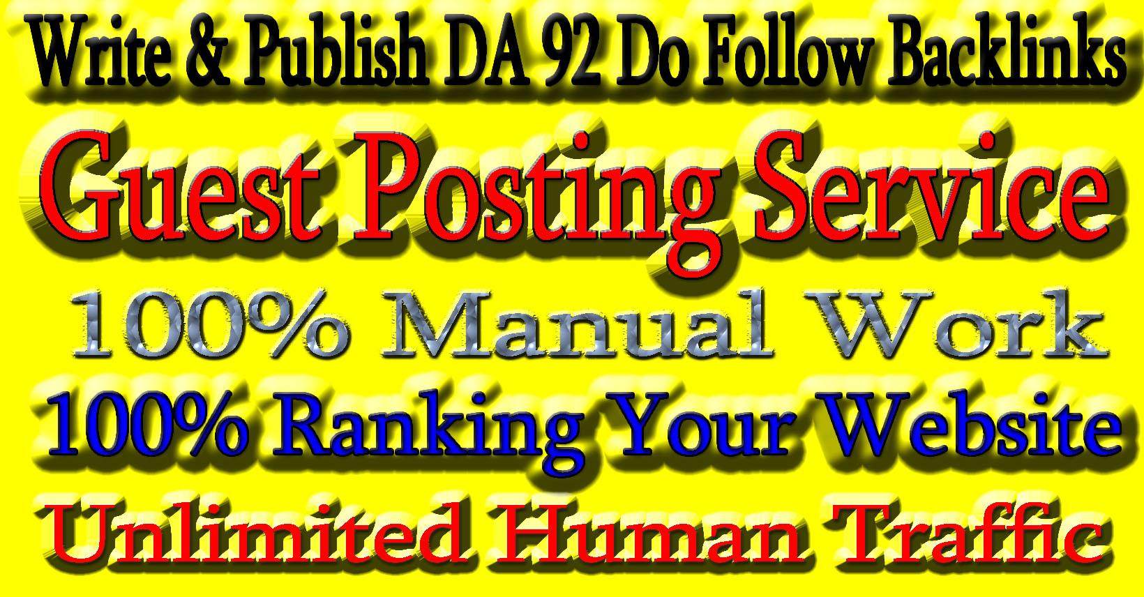 I will publish high quality seo guest p0st with dofollow backlinks
