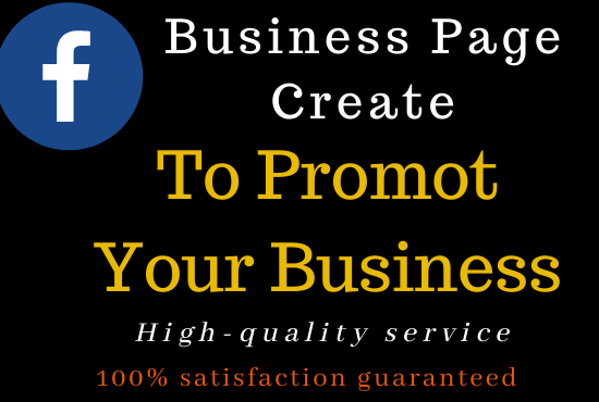 I will Create FB Business Page Or Fan Page