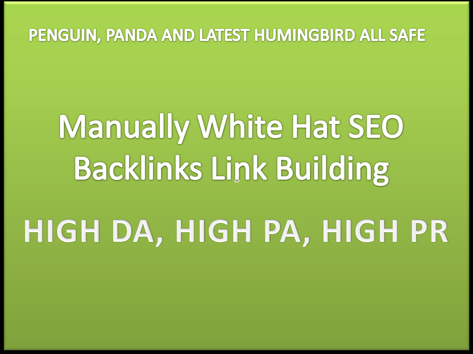 I will build High quality White hat SEO backlinks, Profile Backlinks, Web 2.0, blog commenting