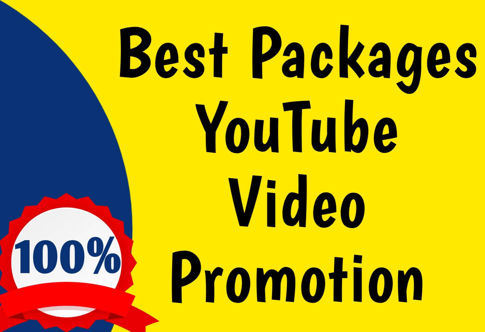 Best Package Youtube Video Promotion