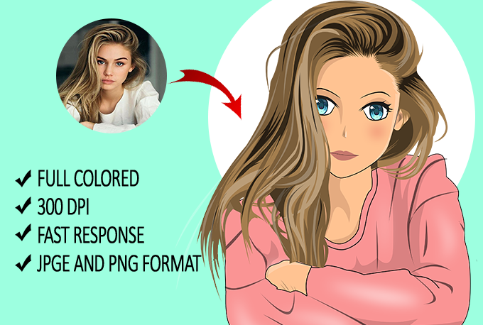 Turn Your Photo Into An Anime Or Manga Style Portrait