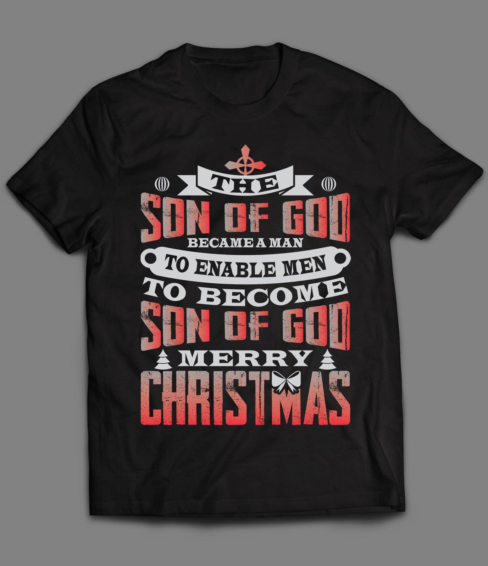 Christmas Amazing T-shirt Design with in 12 hrs with Unlimited Revision 
