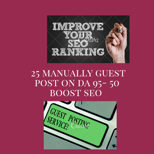 I Will do Manually(Hand Made) Guest post on Da 95-50