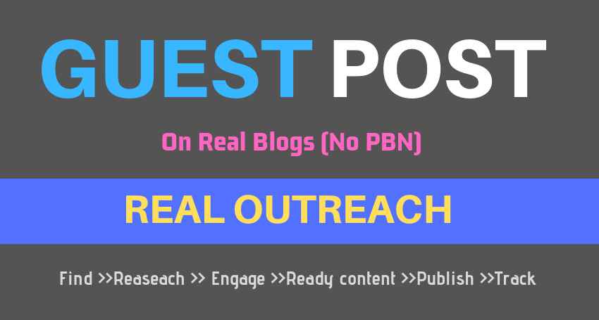 Targeted Blogger Outreach Service - Guest Post On Niche Related Blogs