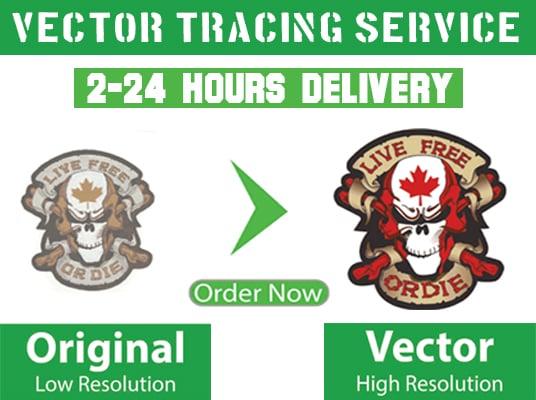  Do Professional Vector Tracing and Convert Logo To Vector In 24 hours