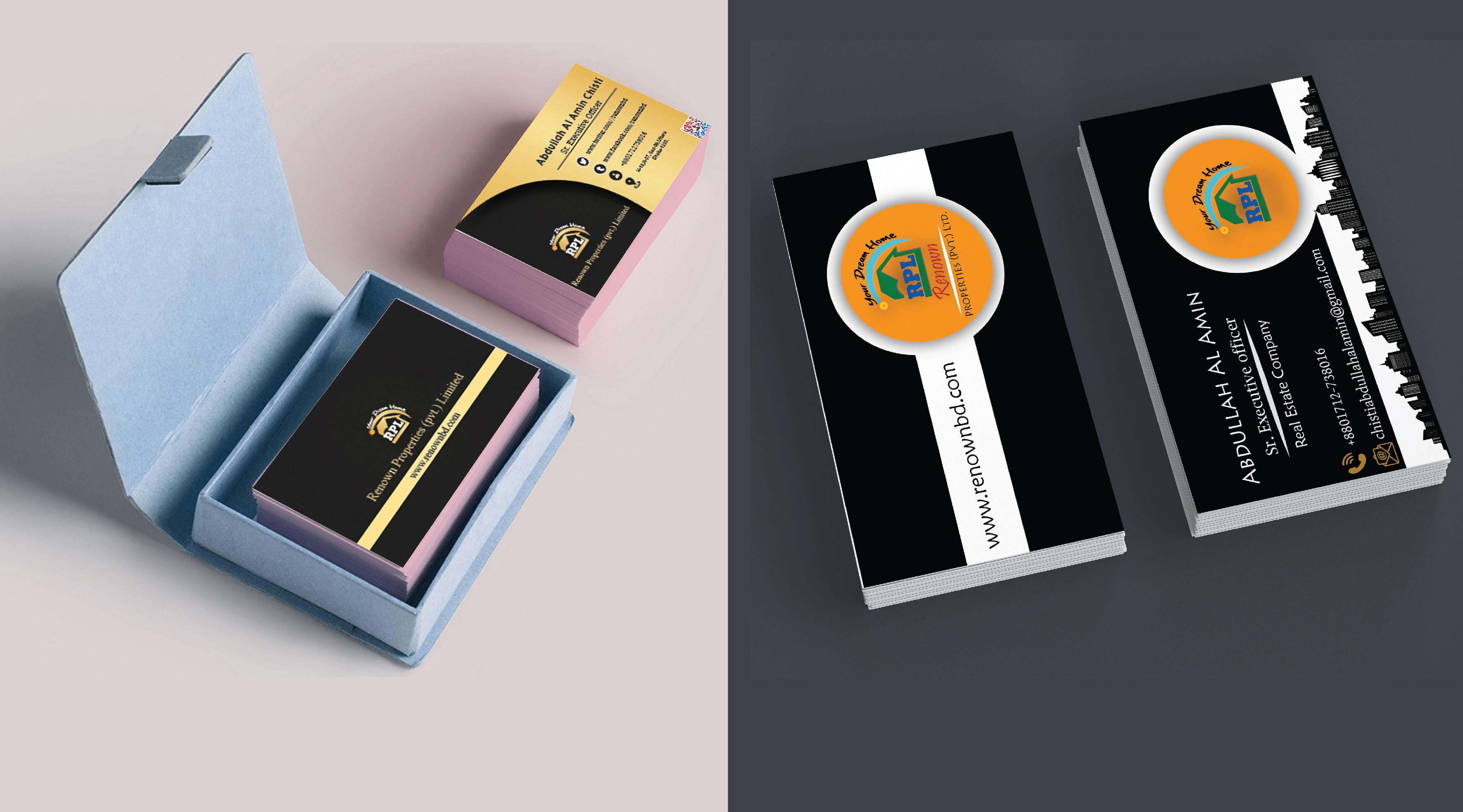 I will luxury business card design within 24 hours