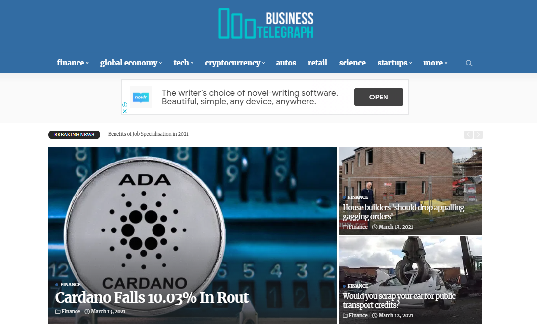 Guest Post On Businesstelegraph .co .uk DA45 With Dofollow and Indexed Link