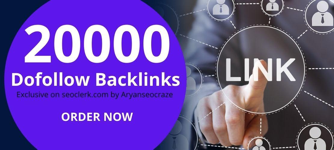 20000 High quality contextual dofollow backlinks
