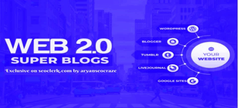 Super Web 2.0 blog seo Backlink with login details report