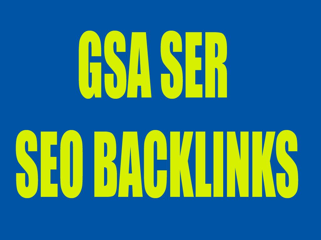 500,000 High Quality Verified GSA SEO Backlinks