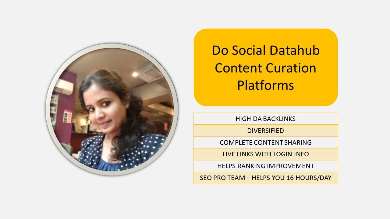 Do Social Datahub Content Curation Platforms
