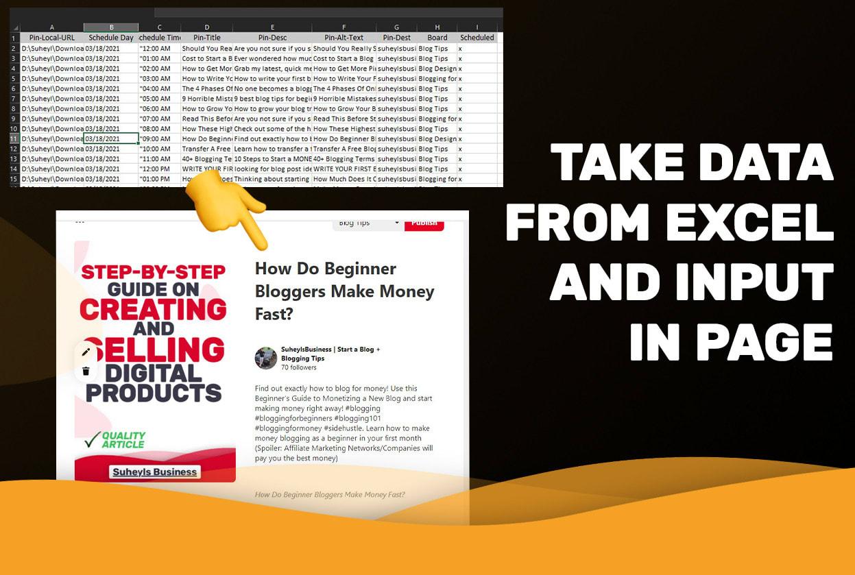 I will create web scraper, web crawler and bots to automate task