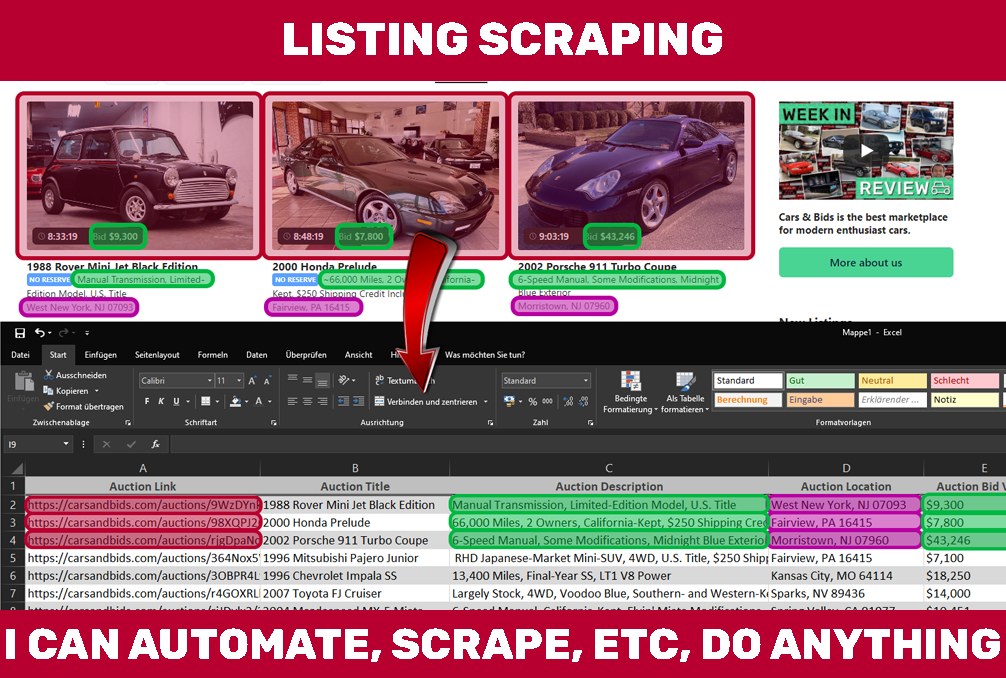 I will create web scraper, web crawler and bots to automate task