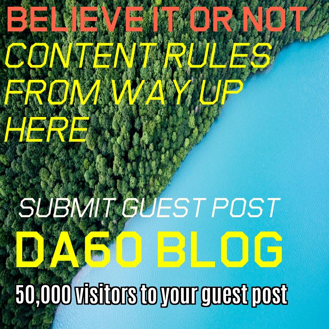  Submit Article DA60 Membership Blog with Dofollow Link