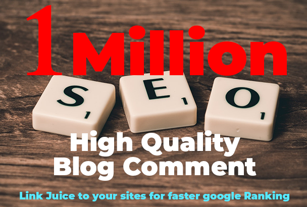 Provide 1 million dofollow SEO blog comment