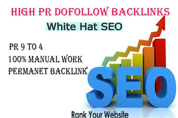 do 100 dofollow white hat live backlink for google first page