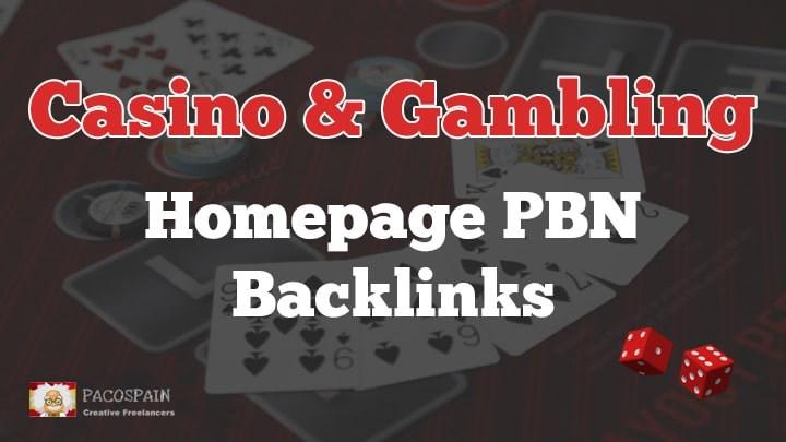 i will provide you 100 pbn links for casino and gambling sites