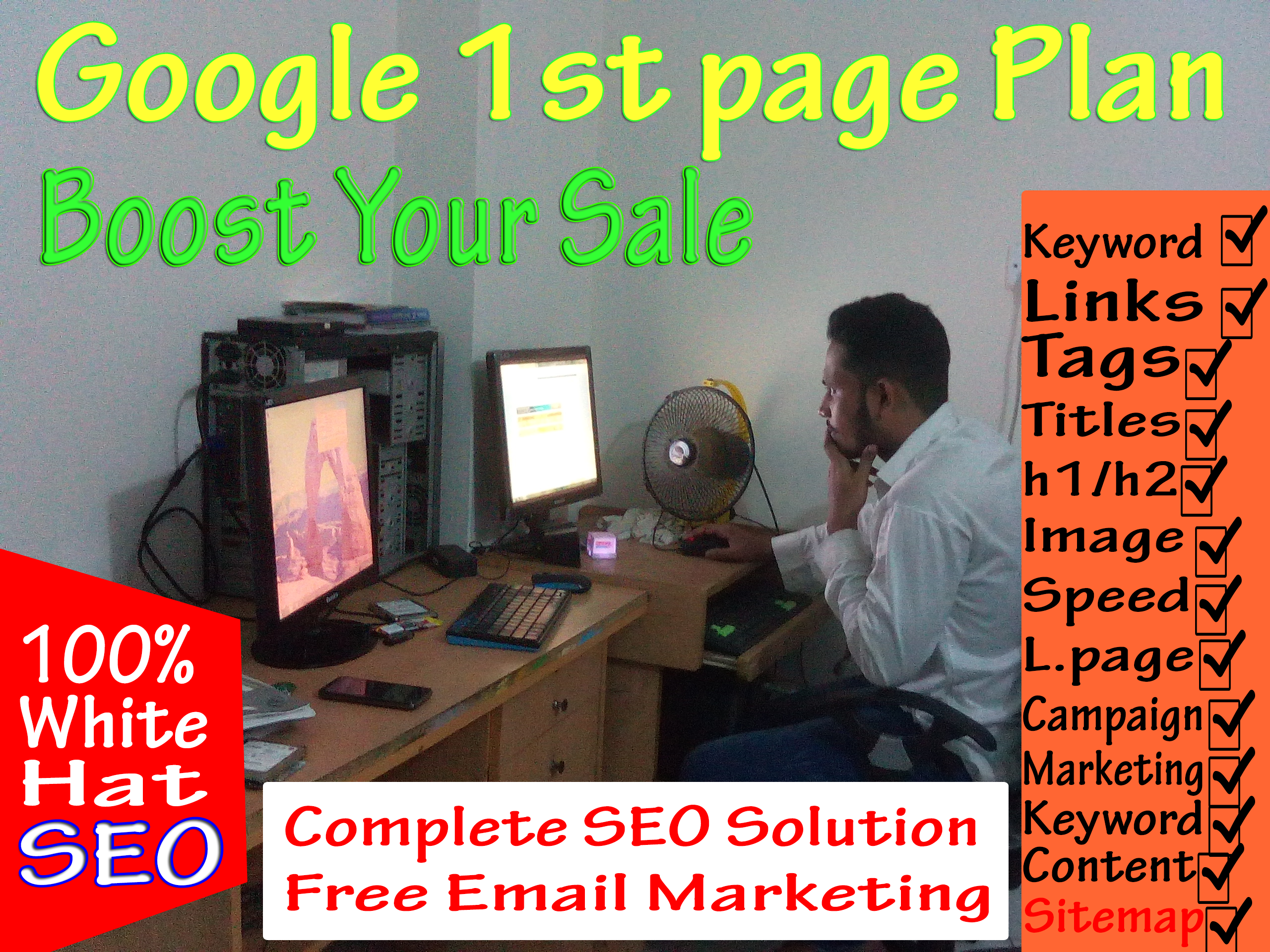 Rank your website in Google by professional SEO