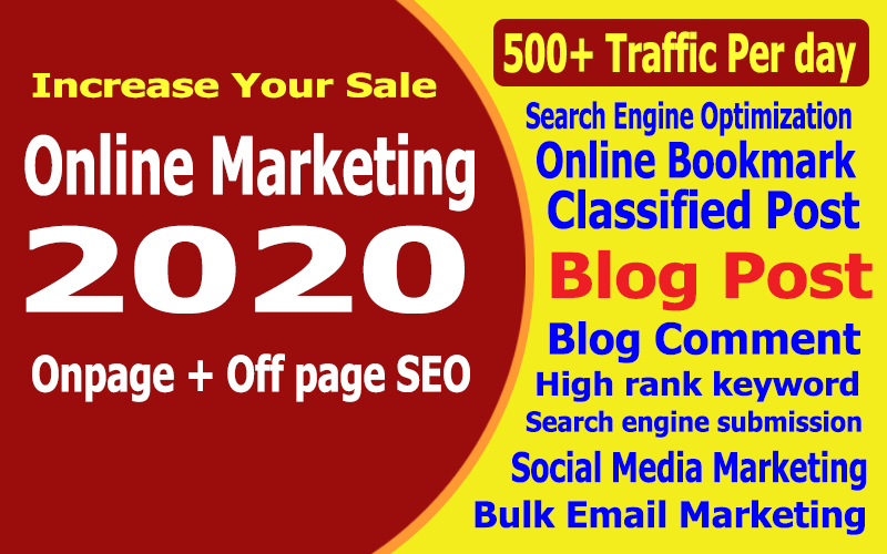 1 month online marketing for your website to Increase sales