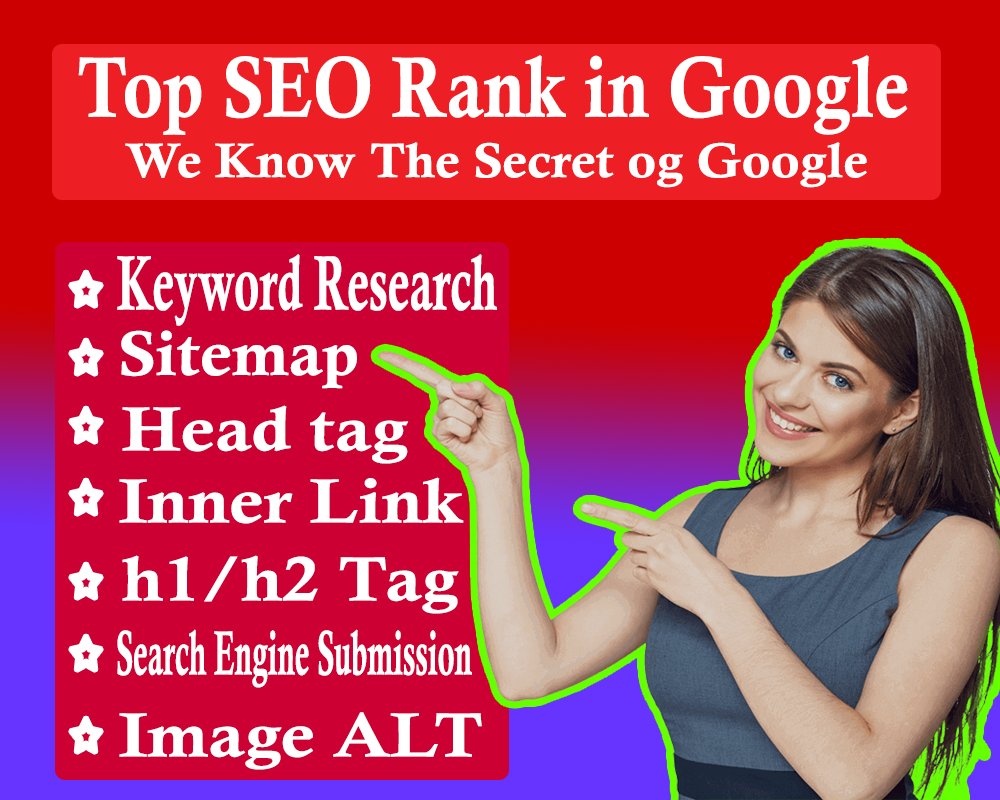 Rank your website in Google by professional SEO