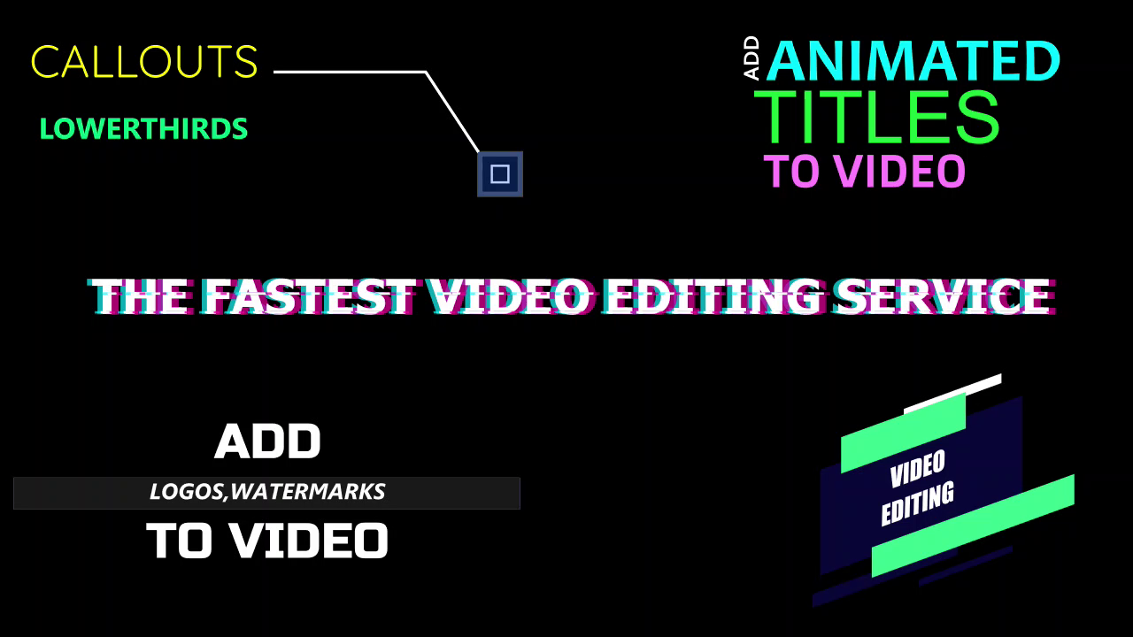 add text,titles,logo,watermarks,callouts to video