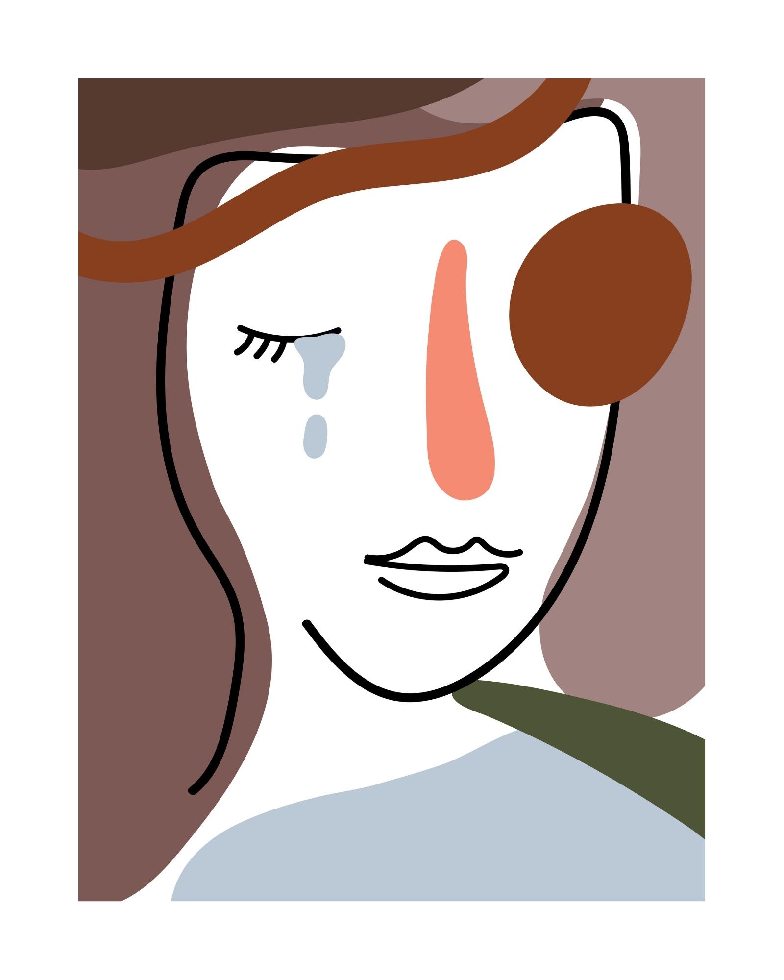 Design an abstract Wall-art for you or your Etsy store