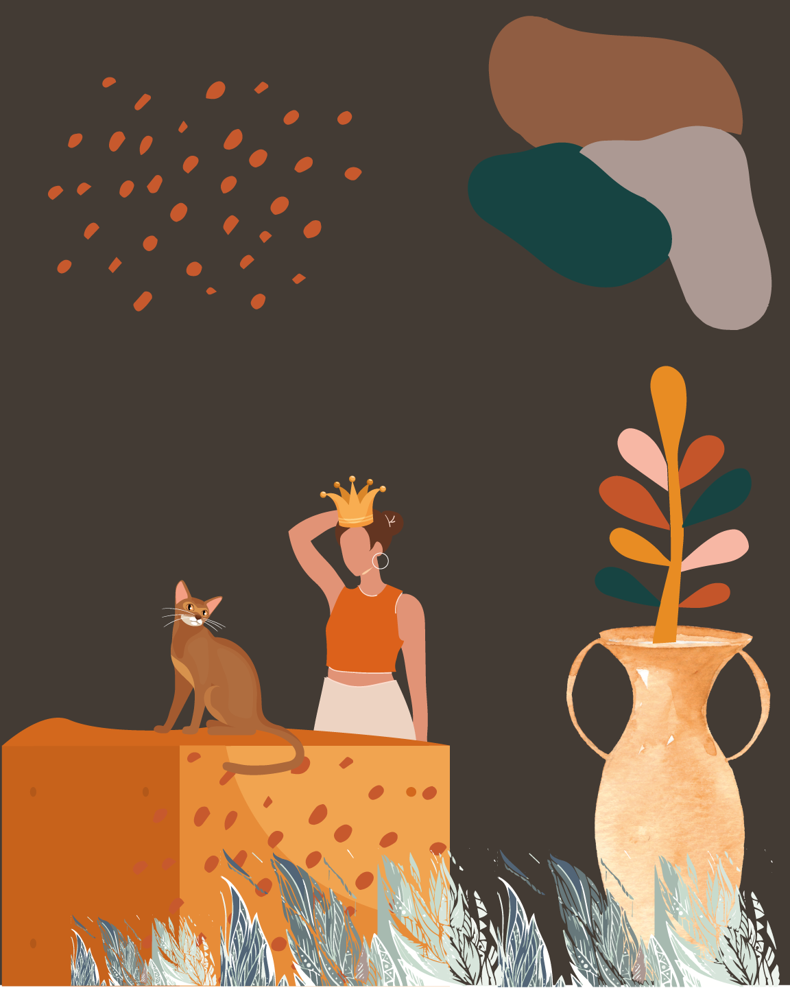 Design an abstract Wall-art for you or your Etsy store