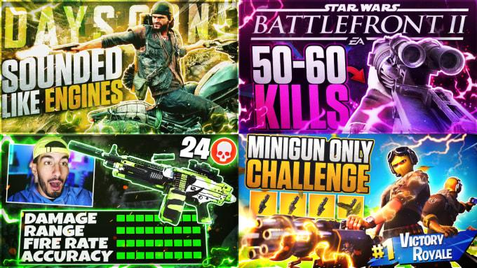 I will design eye catching youtube gaming thumbnail