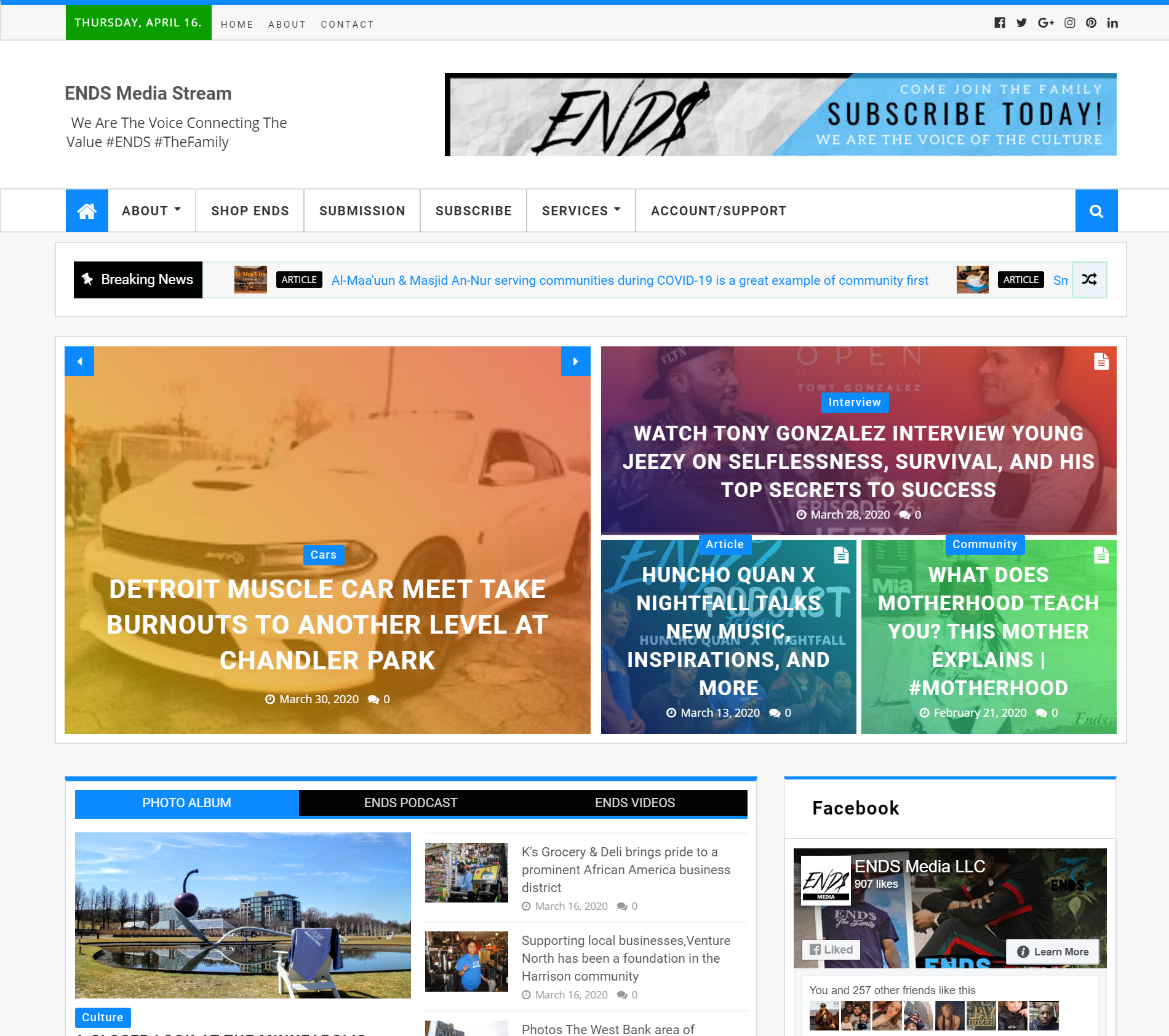 Publish to Blog with Music Audience 