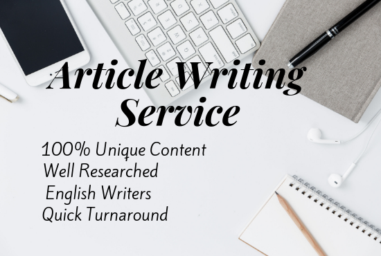 Do An Excellent 1000 Words 10 Article Writing, Content Writing, Blog Writing In Any Topic