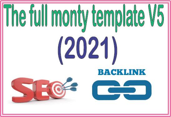 Do The Full Monty Template High-Quality PREMIUM Backlinks To Improvement Your Rank